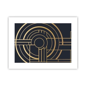 Affiche - Poster - Rotation des éléments - 40x30 cm