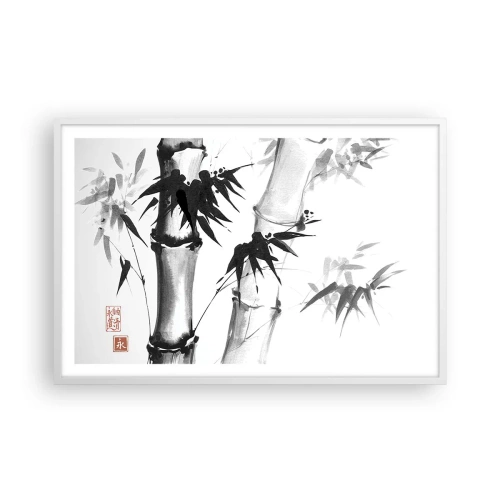 Affiche dans un cadre blanc - Poster - Gros plan sur l'orient - 91x61 cm