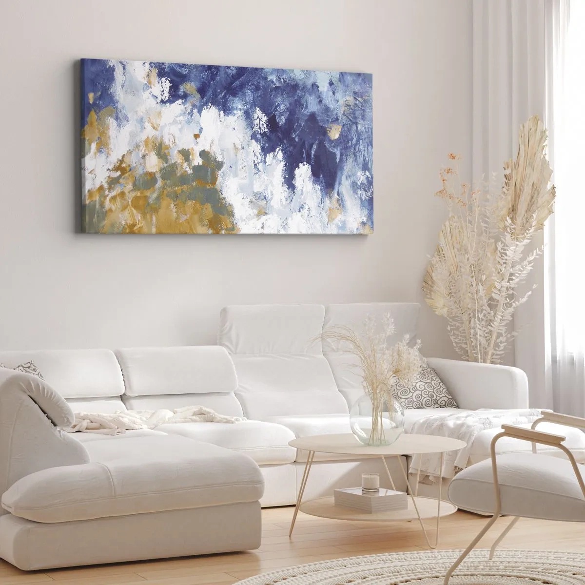 Impression sur toile - Image sur toile - Danse des éléments - 100x40 cm