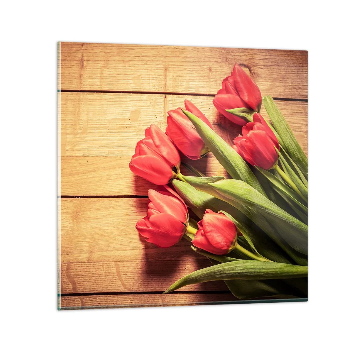Impression sur verre - Image sur verre - Défi du printemps - 50x50 cm