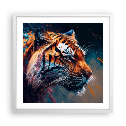 Affiche dans un cadre blanc - Poster - Beauté sauvage - 50x50 cm