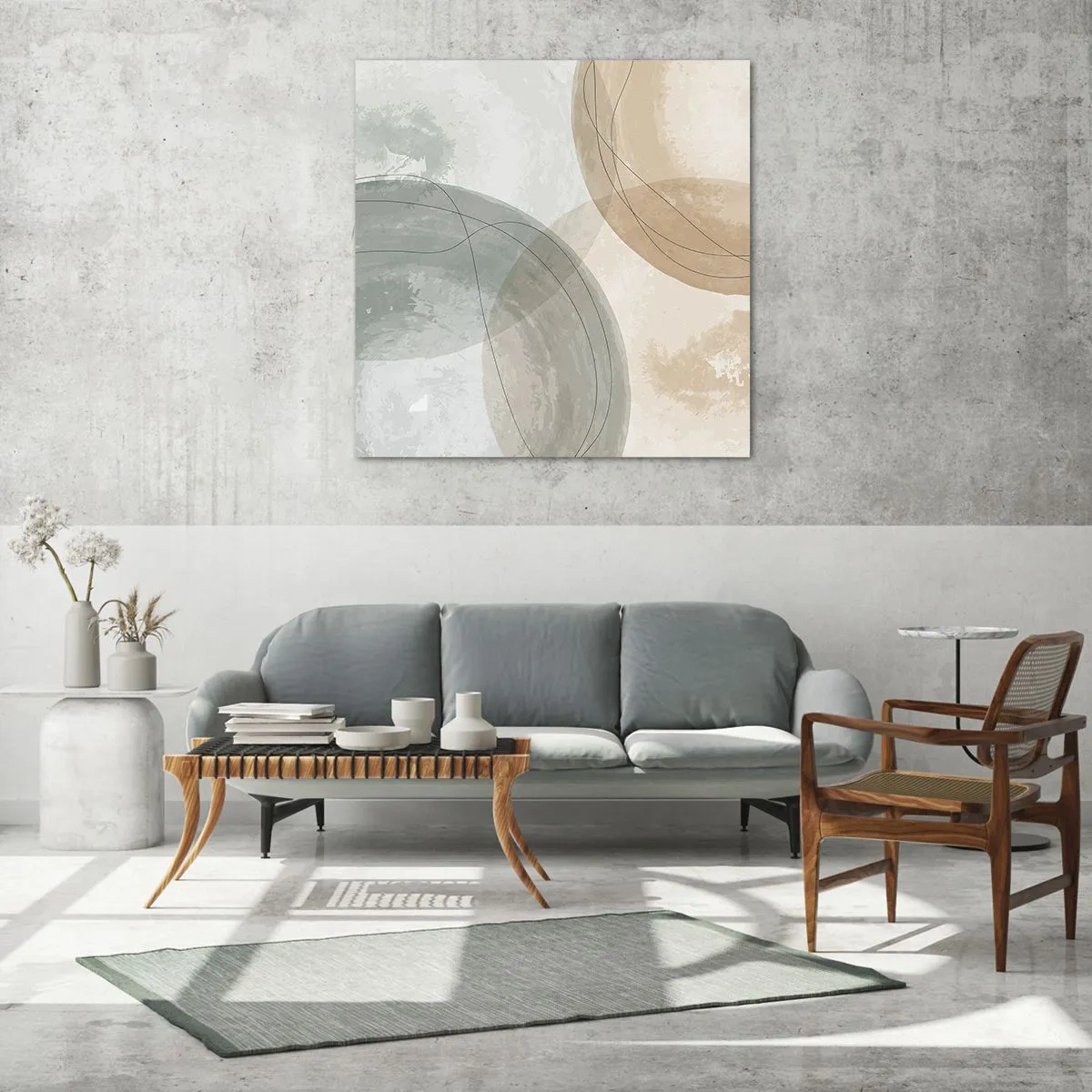 Impression sur verre - Image sur verre - Mondes pénétrants - 40x40 cm