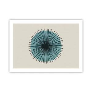 Affiche - Poster - Rayonnant dans l'azur - 70x50 cm