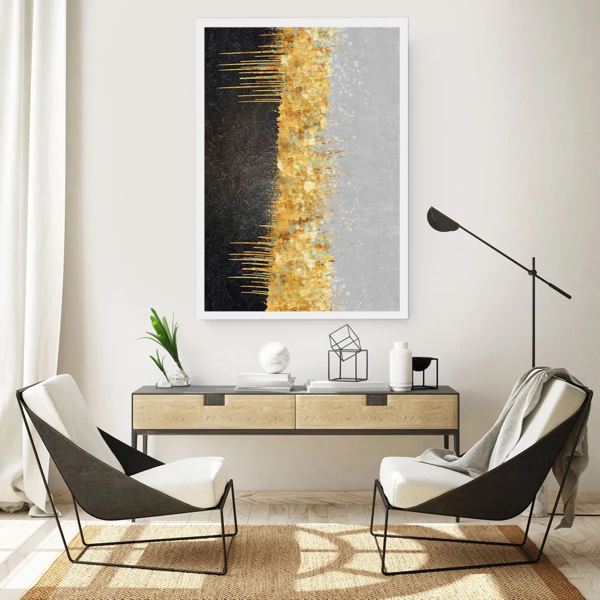 Affiche - Poster - Vers l'intérieur et vers le haut - 30x40 cm