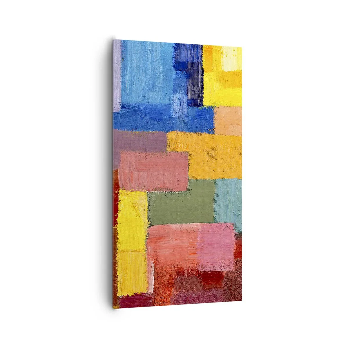 Impression sur toile - Image sur toile - Chacun est différent, tout est coloré - 65x120 cm