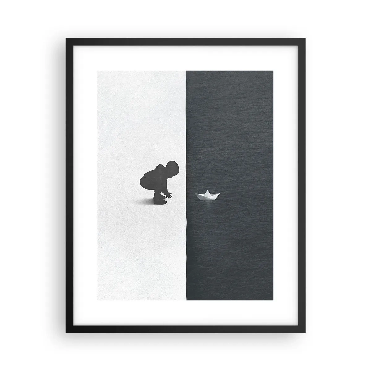 Affiche dans un cadre noir - Poster - Grande expédition - 40x50 cm