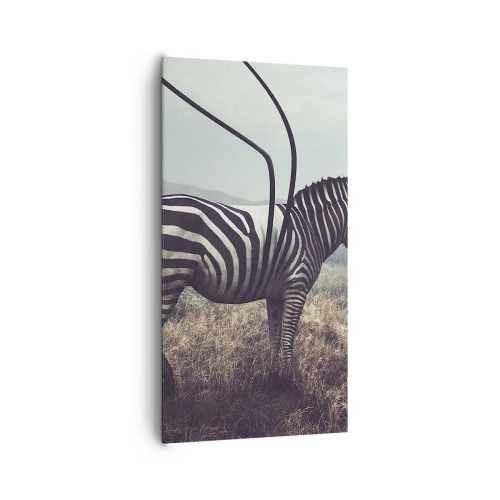 Impression sur toile - Image sur toile - Attention! Malfaçon - 65x120 cm