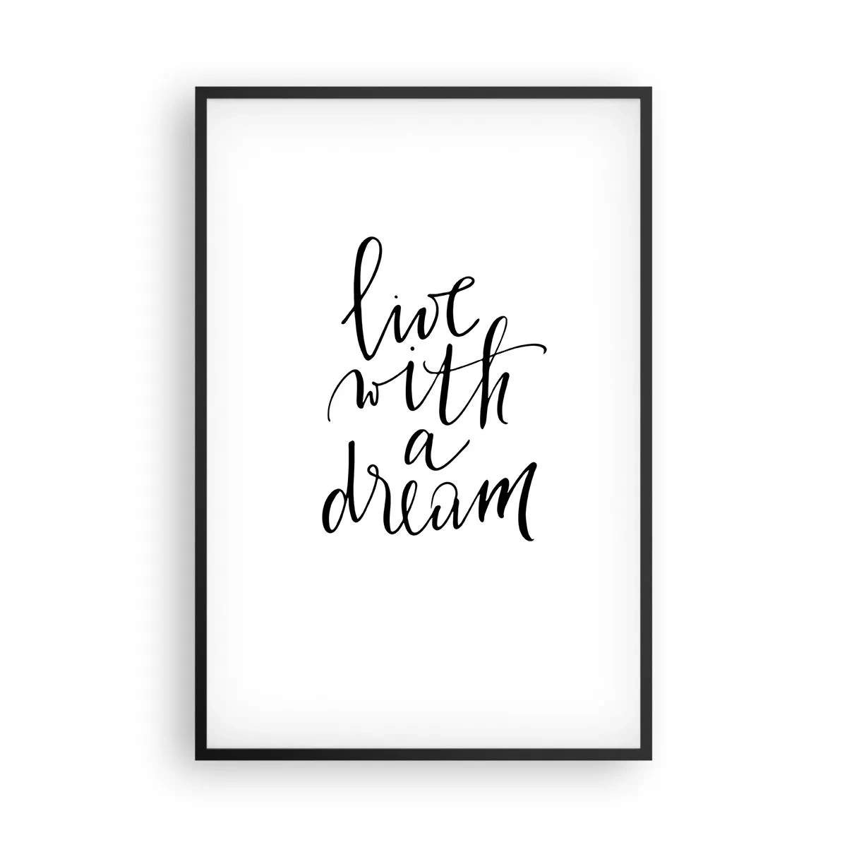 Affiche dans un cadre noir - Poster - Bien sur - 61x91 cm