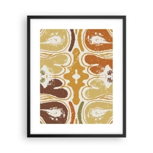 Affiche dans un cadre noir - Poster - Abstraction sentimentale - 40x50 cm
