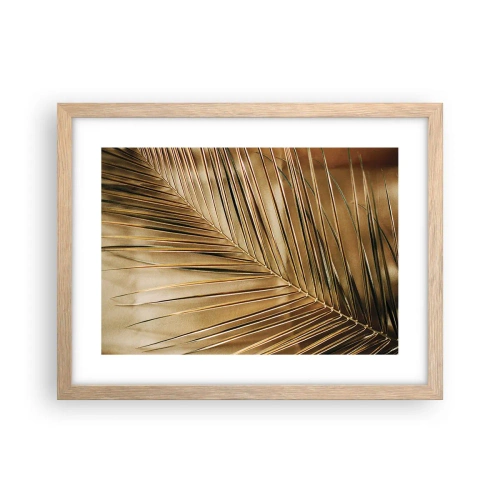 Affiche dans un chêne clair - Poster - Colonnade naturelle - 40x30 cm