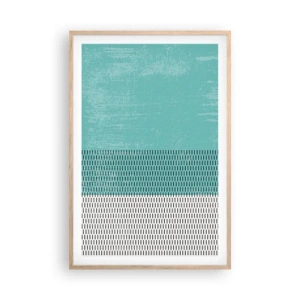 Affiche dans un chêne clair - Poster - Composition équilibrée - 61x91 cm