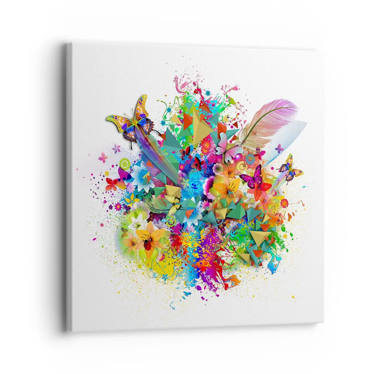 Impression sur toile - Image sur toile - Un bouquet de joie - 30x30 cm