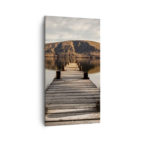 Impression sur toile - Image sur toile - Paysage silencieux - 45x80 cm