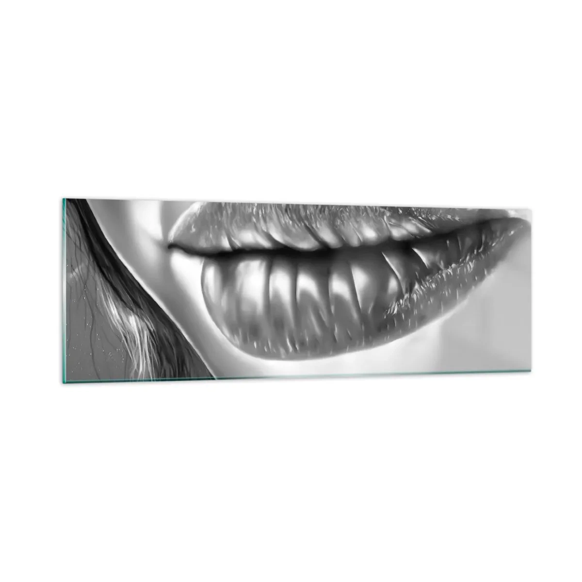 Impression sur verre - Image sur verre - Je sais à quoi tu penses… - 90x30 cm