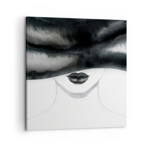 Impression sur toile - Image sur toile - Un mystère sensuel - 60x60 cm