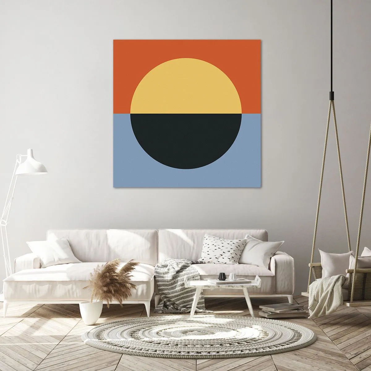Impression sur toile - Image sur toile - Composition de chaleur et de fraîcheur - 30x30 cm