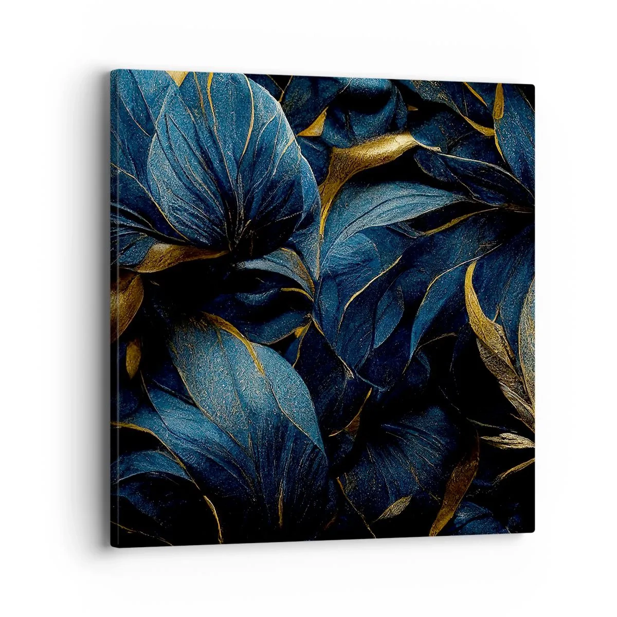 Impression sur toile - Image sur toile - Des dessous dorés - 40x40 cm