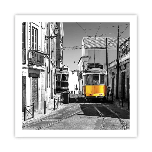Affiche - Poster - L'âme de Lisbonne - 60x60 cm