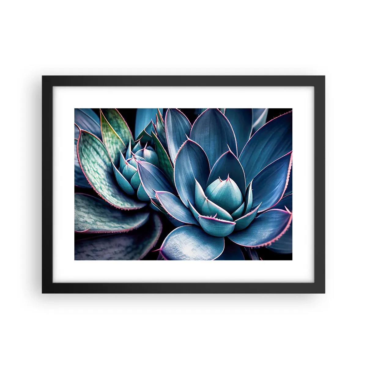 Affiche dans un cadre noir - Poster - Force vital - 40x30 cm