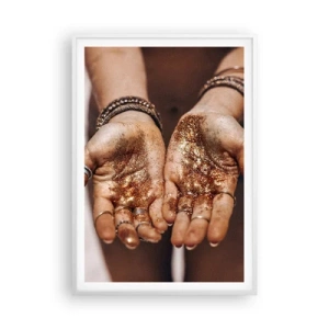 Affiche dans un cadre blanc - Poster - Un don pour vous - 70x100 cm