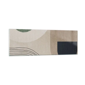 Impression sur verre - Image sur verre - La douceur de l'ovale - 90x30 cm