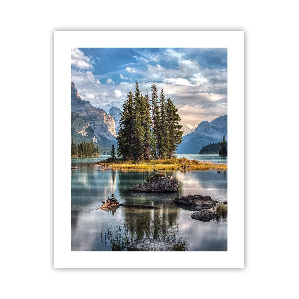 Affiche - Poster - Sous les grandes eaux claires - 40x50 cm