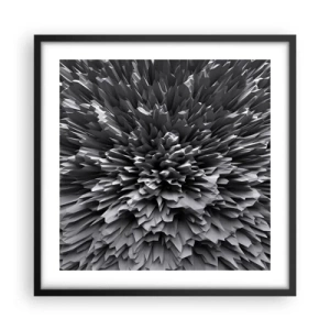 Affiche dans un cadre noir - Poster - Ça ne peut pas être plus dur que ça - 50x50 cm