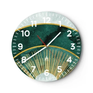 Horloge murale - Pendule murale - Un autre système solaire - 40x40 cm