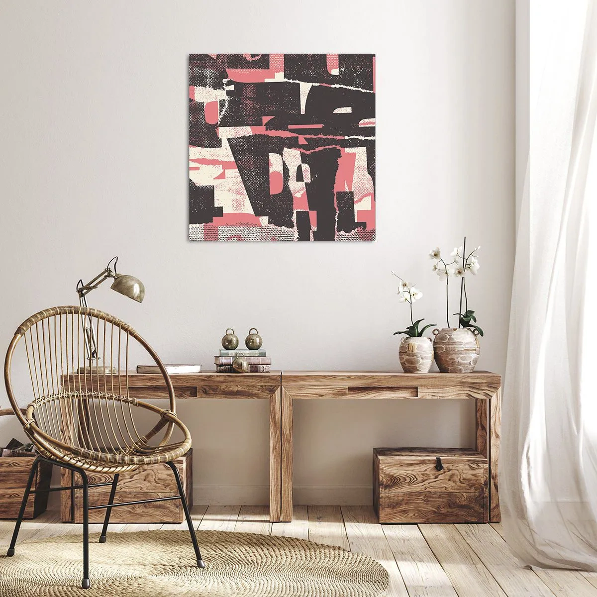 Impression sur toile - Image sur toile - Tout ce tapage - 30x30 cm