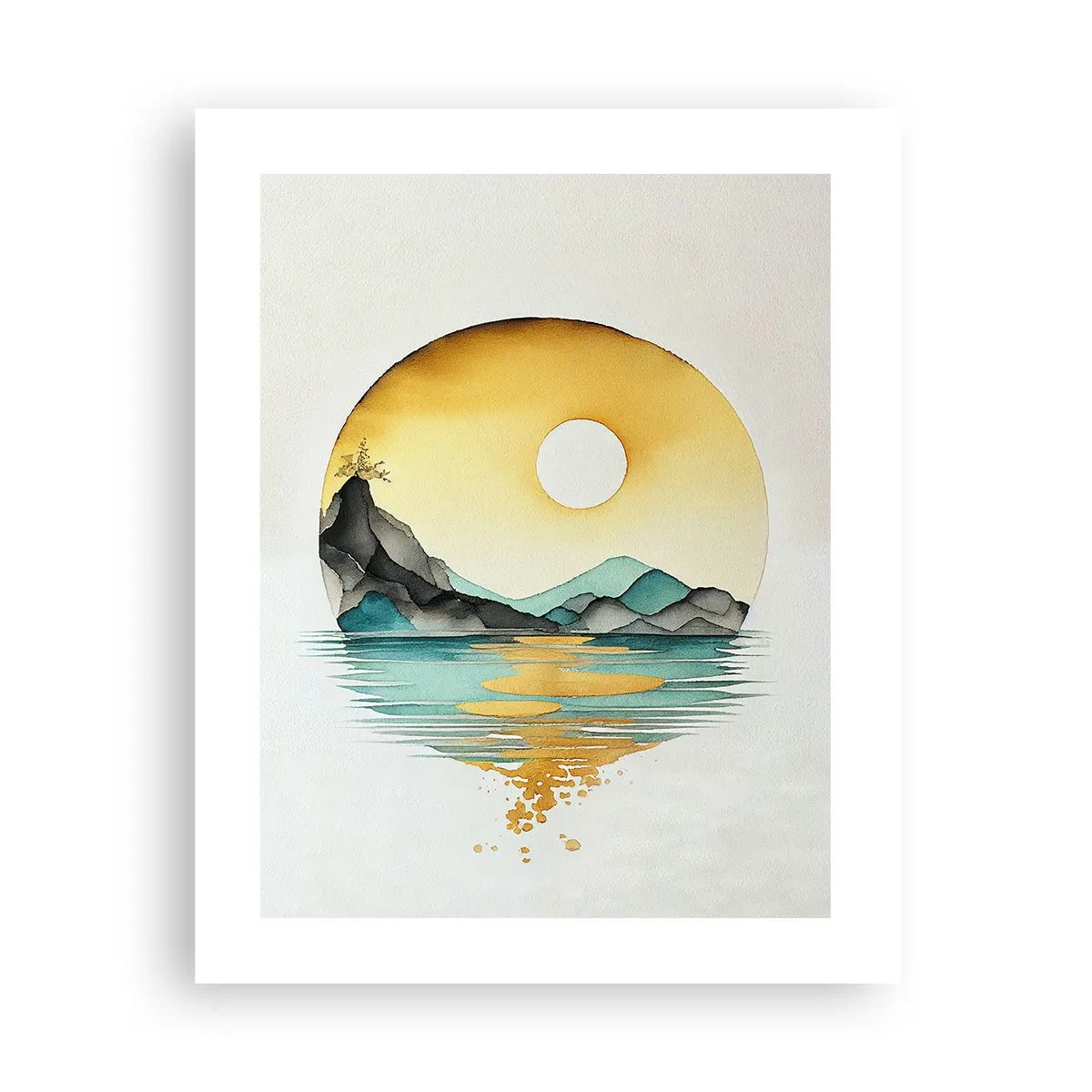 Affiche - Poster - Dans le cercle de la beauté - 40x50 cm