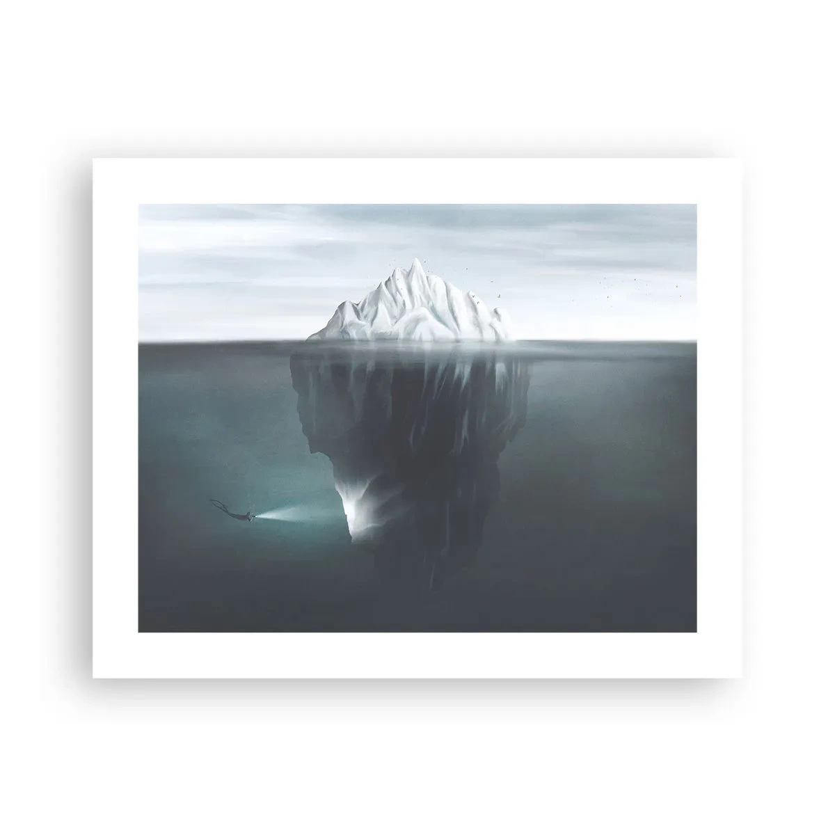 Affiche - Poster - Mystère sous-marin - 50x40 cm