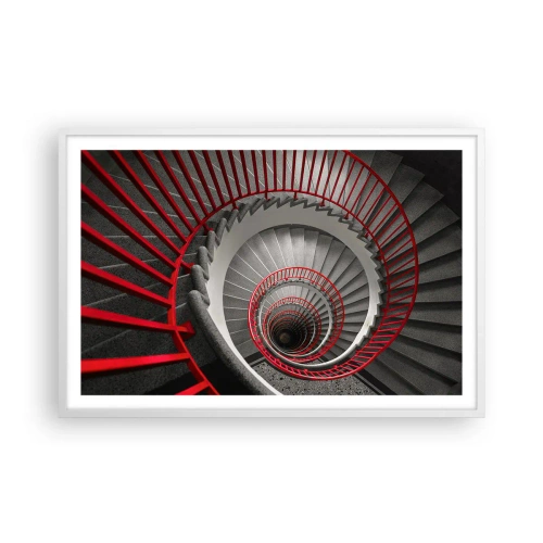 Affiche dans un cadre blanc - Poster - Amusement architectural - 91x61 cm