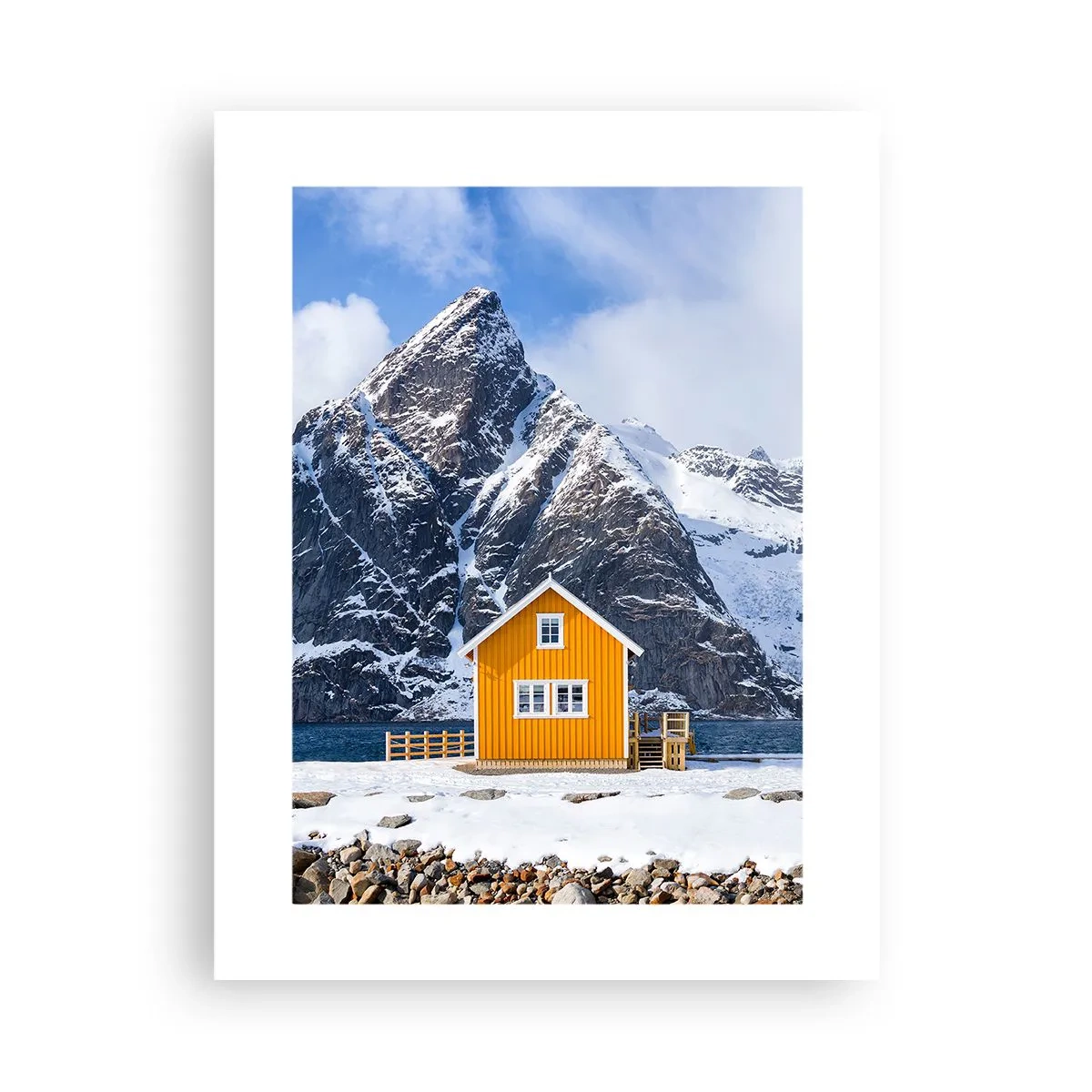 Affiche - Poster - Vacances scandinaves - 30x40 cm