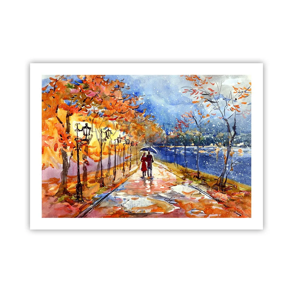 Affiche - Poster - Ensemble jusqu'au bout du temps - 70x50 cm