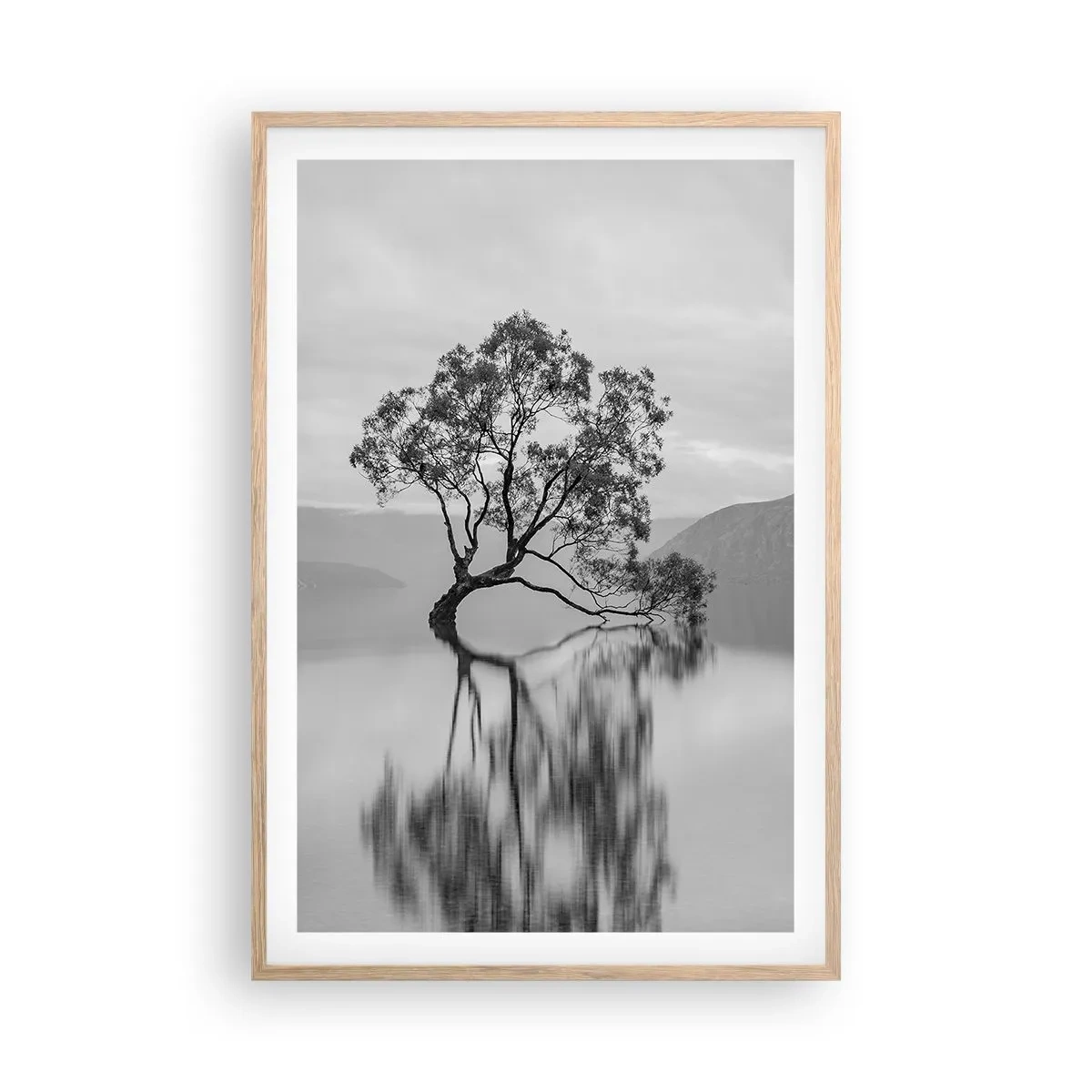 Affiche dans un chêne clair - Poster - Un tel pays existe - 61x91 cm