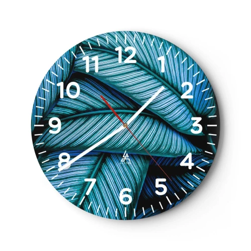 Horloge murale - Pendule murale - Lignes de vie - 30x30 cm