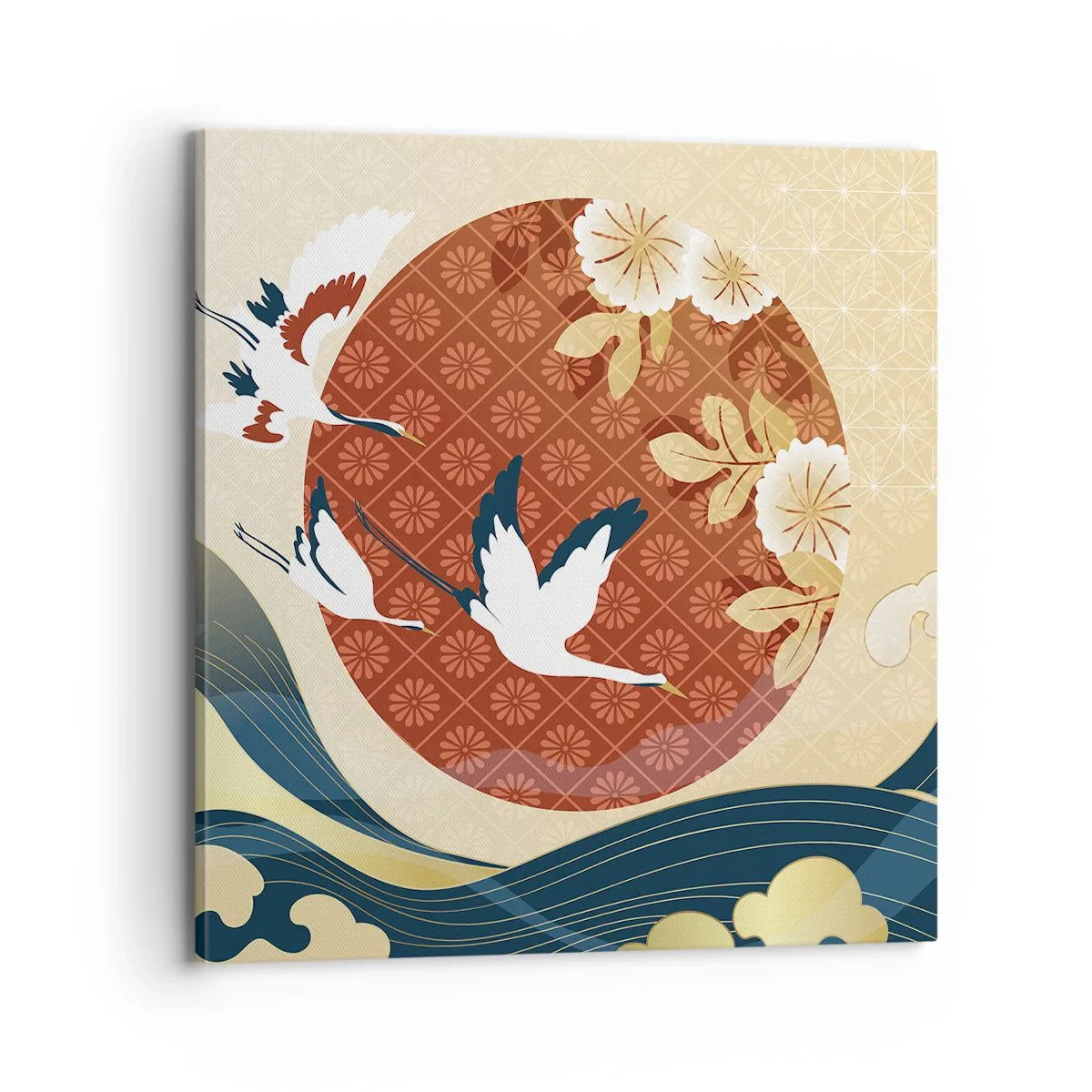 Impression sur toile - Image sur toile - Conte japonnais - 70x70 cm