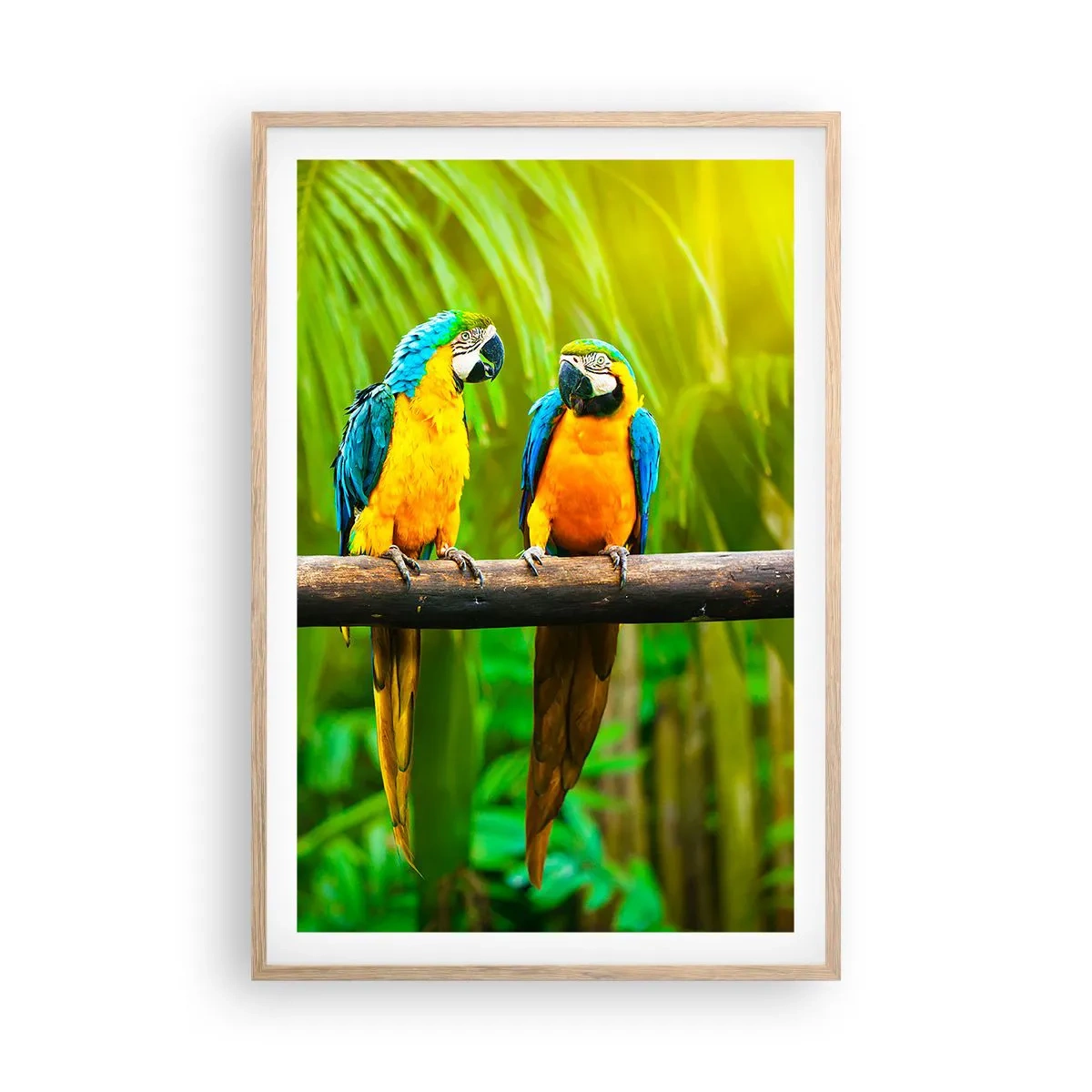 Affiche dans un chêne clair - Poster - Et avez-vous entendu qu'elle ...? - 61x91 cm