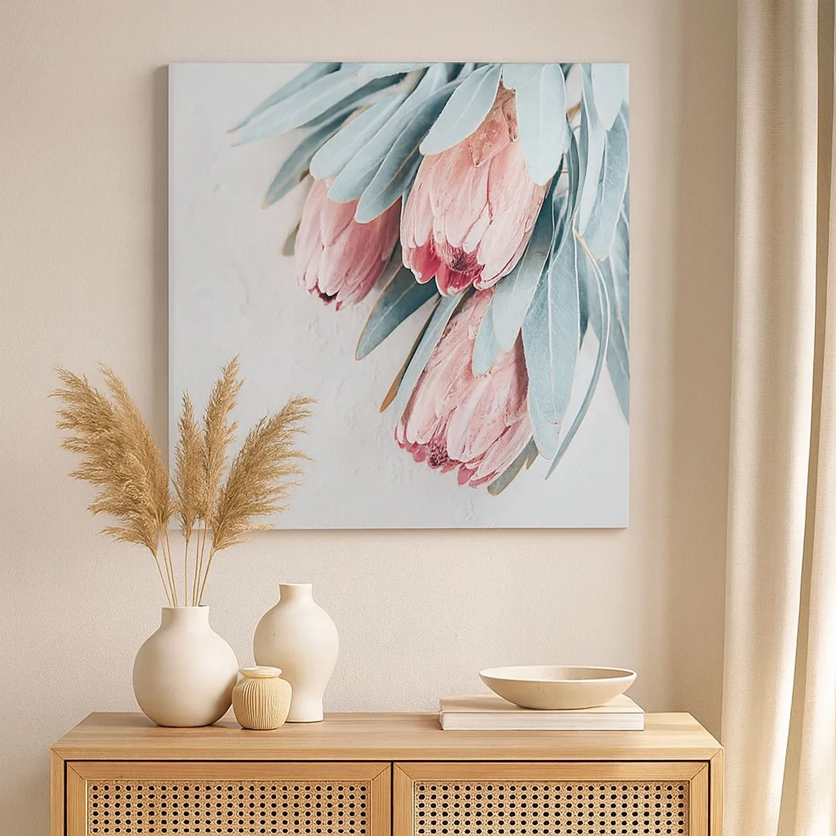 Impression sur toile - Image sur toile - Honte de leur propre beauté - 30x30 cm