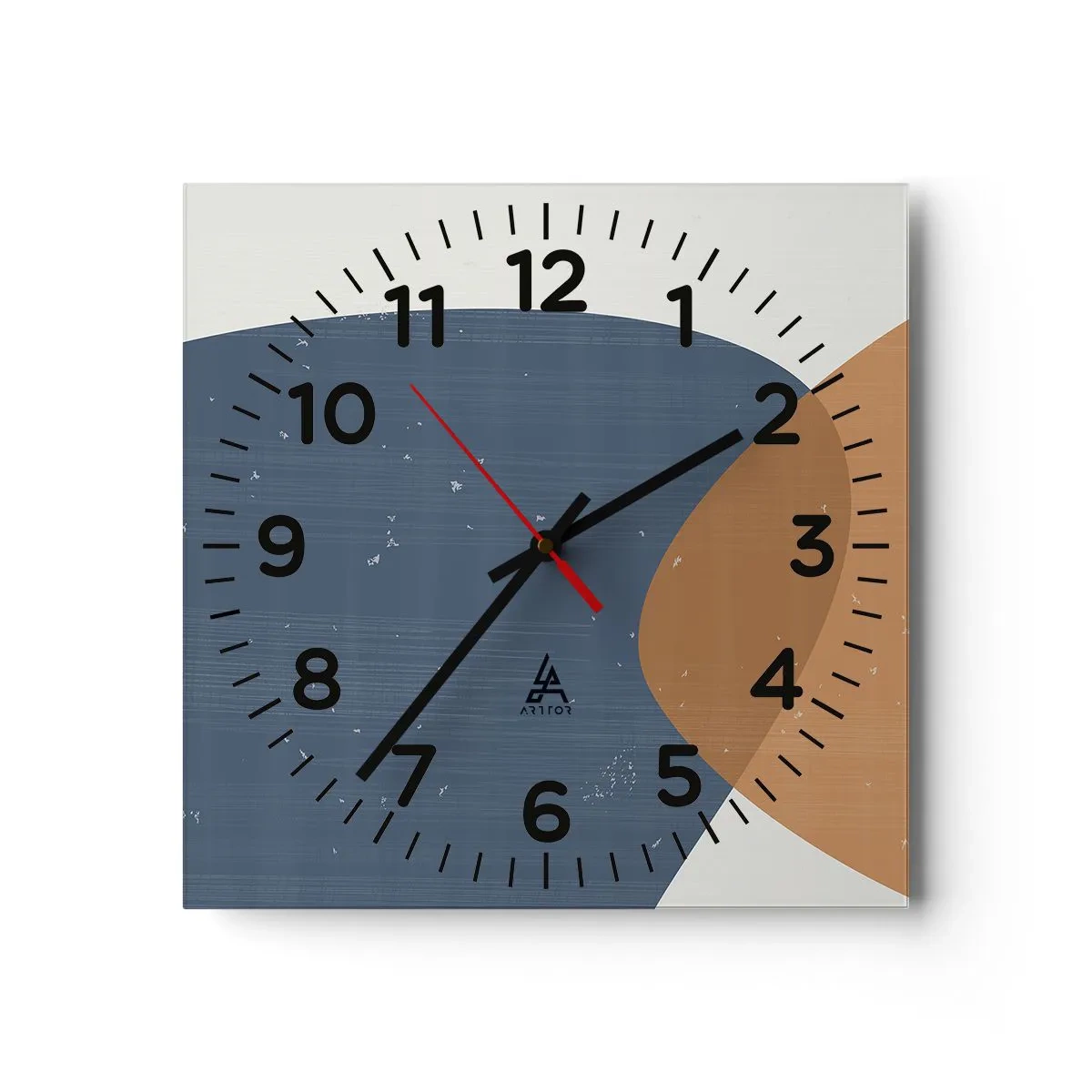 Horloge murale - Pendule murale - Ovales et influences - 40x40 cm
