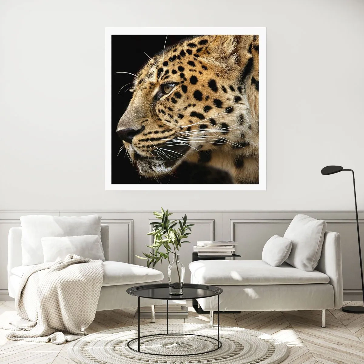 Affiche - Poster - Calme, concentré, prêt - 30x30 cm