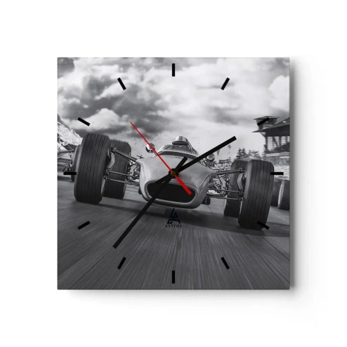 Horloge murale - Pendule murale - Puissance! - 40x40 cm