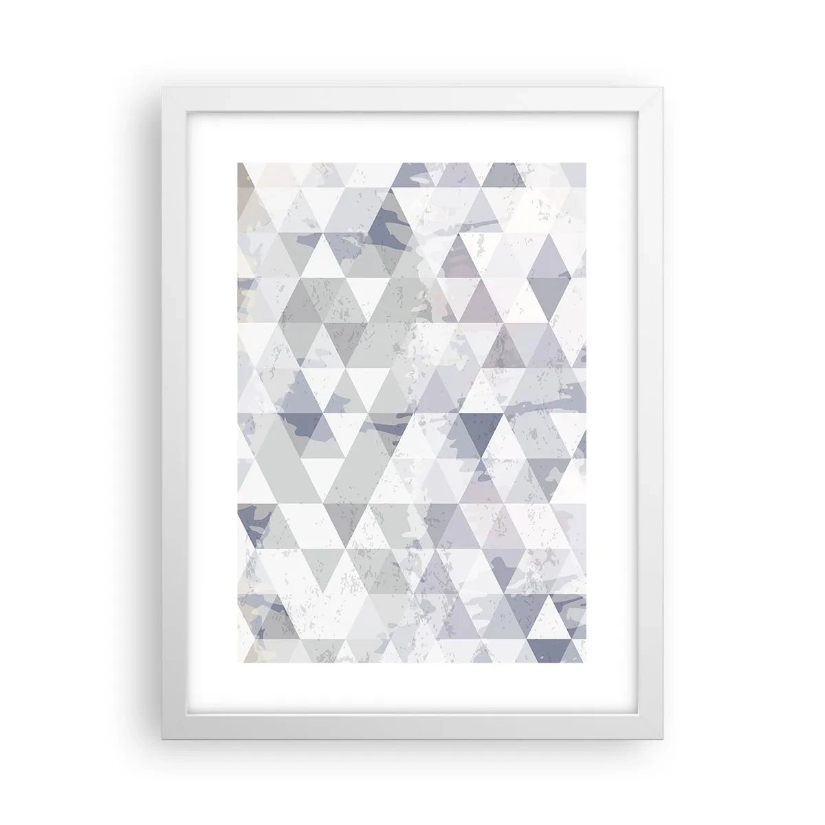 Affiche dans un cadre blanc - Poster - En rythme de trois - 30x40 cm