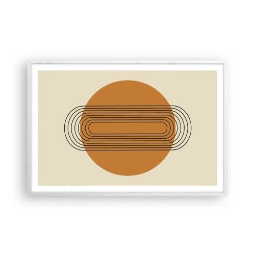 Affiche dans un cadre blanc - Poster - Plan idéal - 91x61 cm