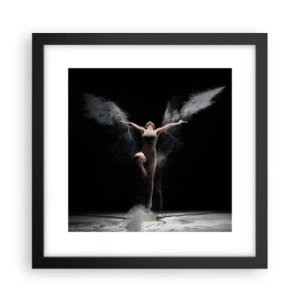 Affiche dans un cadre noir - Poster - Les elfes existent - 30x30 cm