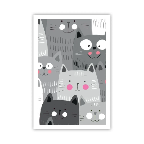 Affiche - Poster - Le monde des chats - 61x91 cm