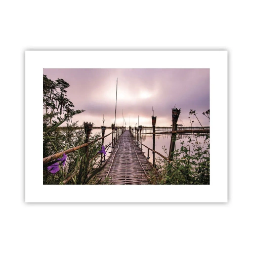 Affiche - Poster - Le silence et le calme d'Asie - 40x30 cm