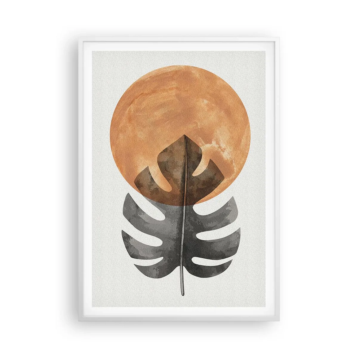 Affiche dans un cadre blanc - Poster - Toujours le soleil - 70x100 cm