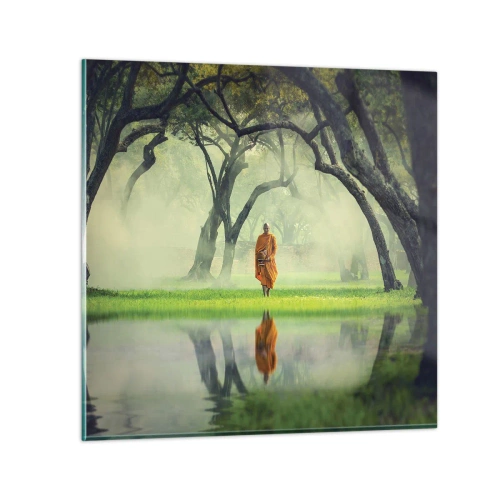 Impression sur verre - Image sur verre - En route vers l'illumination - 60x60 cm