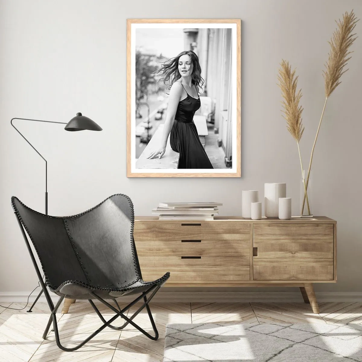 Affiche dans un chêne clair - Poster - Certainement un Parisien - 50x70 cm